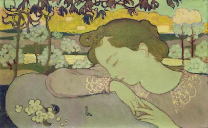 Schlafende Frau, 1892